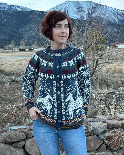 Reindeer Tracks Sweater